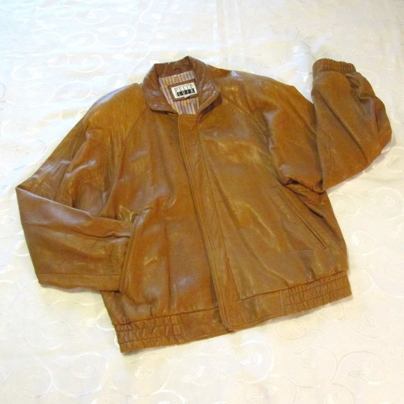 PELLE CUIR GENUINE LEATHER MOCHA JACKET – LINED - Picture 1 of 15